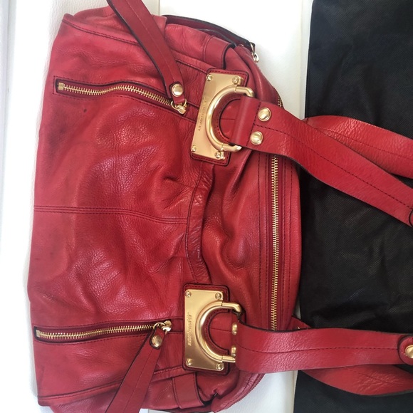B.Makowsky Red purse - Picture 2 of 8